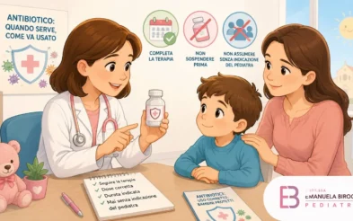 Antibiotici e bambini: perché non vanno sospesi prima dei giorni previsti e perché non vanno assunti senza indicazione del pediatra