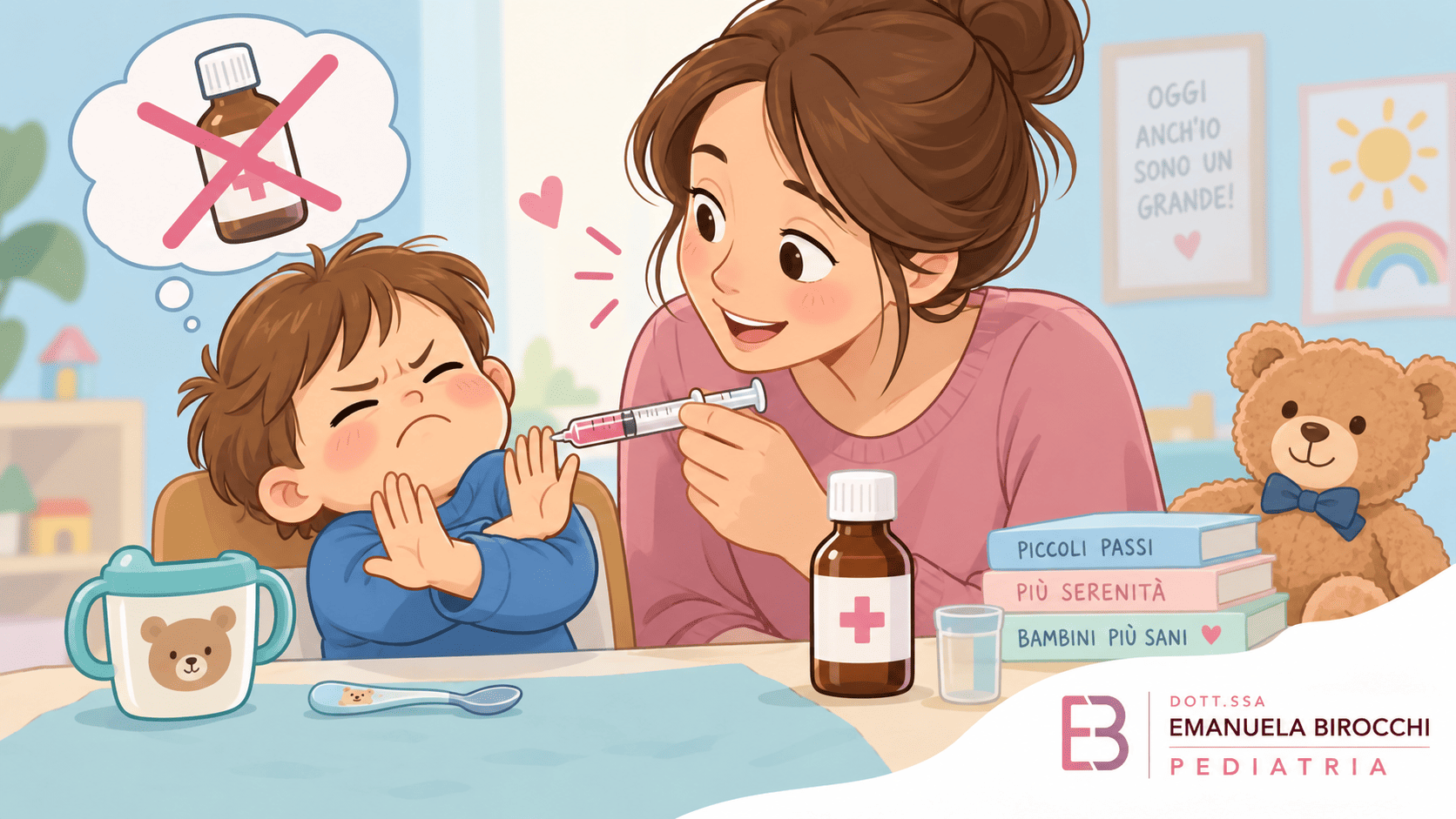 Bambini che rifiutano sciroppi e antibiotici: cosa fare? I consigli della pediatria