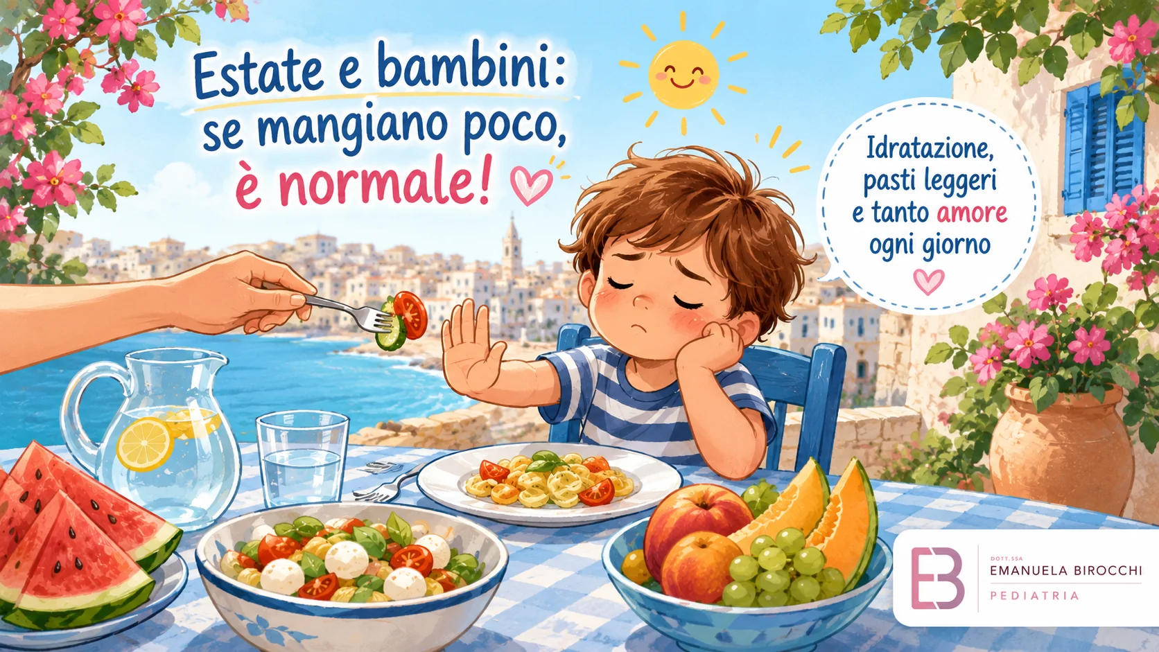 Bambini e voglia di non mangiare in estate: perché succede e cosa consiglia la pediatria