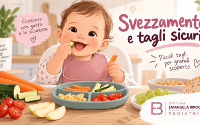 Svezzamento e tagli sicuri: come preparare il cibo per ridurre il rischio di soffocamento. Cosa consiglia la pediatria